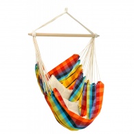AMAZONAS - Hamac Chaise Kingsize Brasil RAINBOW