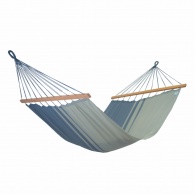 JOBEK - Hamac � barre Double KOUPLE Taupe Anthracite 350 x 140