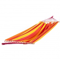 JOBEK - Hamac � barres GRAPHIK jaune ray� orange 300x140