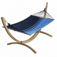 JOBEK - Set ESKAPADE Hamac Barre KOMPLICE Cara�bes + Support bois KOMPAGNON 320