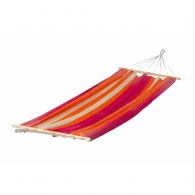 JOBEK - Hamac � barres KOLOR Orange Ecru Rouge 300x100