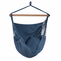 TROPILEX - Chaise Hamac Br�silienne Organic Bleu Jeans
