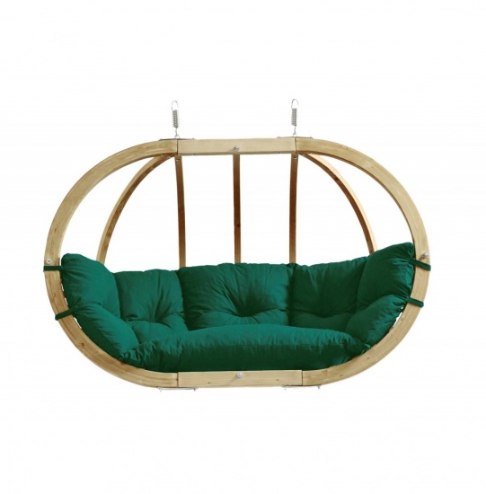 AMAZONAS - Balancelle GLOBO ROYAL Verde Weatherproof sans support