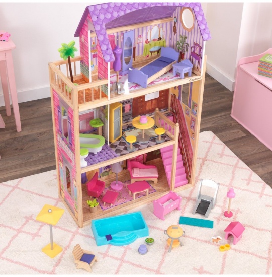 KIDKRAFT - Kit Maison de Poupe Patio & Pool