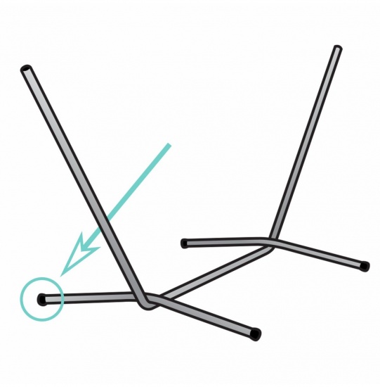 TROPILEX - Pice de remplacement embout pied pour support Easy