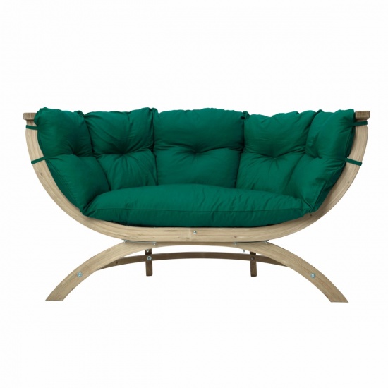 AMAZONAS - Banc SIENA double Verde Weatherproof