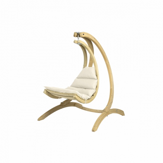 AMAZONAS- Fauteuil Suspendu Swing Chair Crme avec support Globo