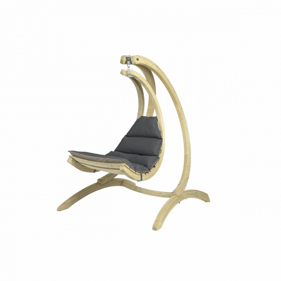 AMAZONAS- Fauteuil Suspendu Swing Chair Taupe ou Anthracite avec Support Globo