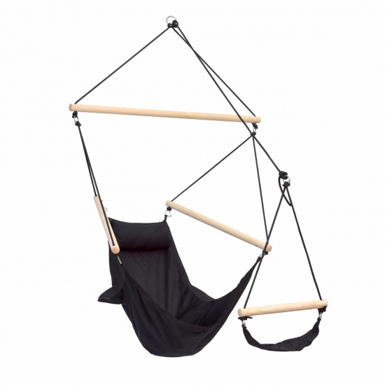 AMAZONAS - Fauteuil suspendu SWINGER noir