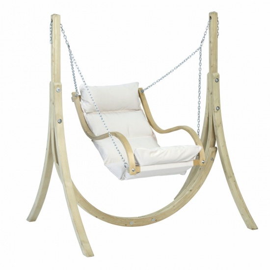 AMAZONAS - Pack Support Taurus et fauteuil rembourr Fat Chair Creme