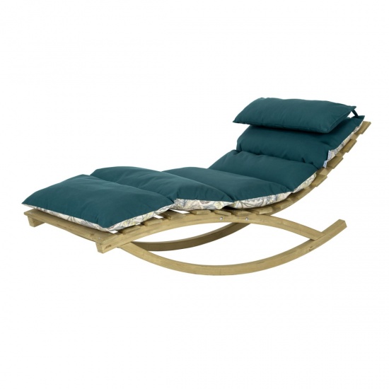 AMAZONAS- Rocking Lounger Vert Floral