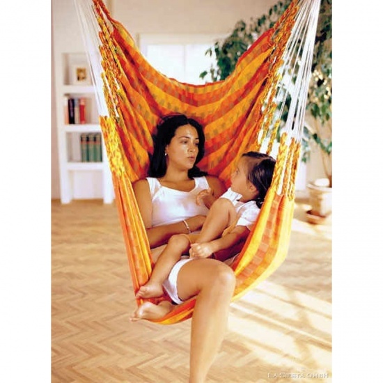 LA SIESTA - Hamac Chaise Carolina jaune