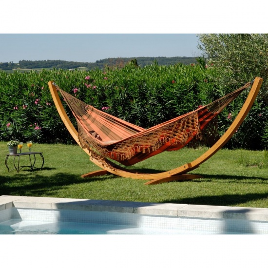 COULEURS DU MONDE - Set arcus - Hamac ipiranga brun 300-400