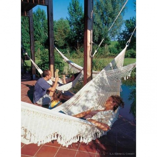 LA SIESTA - Hamac Enamorada Ecru Petit Mod�le 400x250