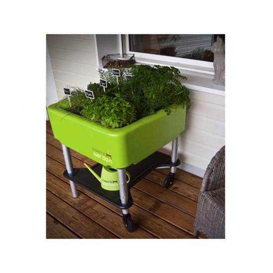 FRENCH GARDEN - Potager mobile Premium Vert 70x70x75cm