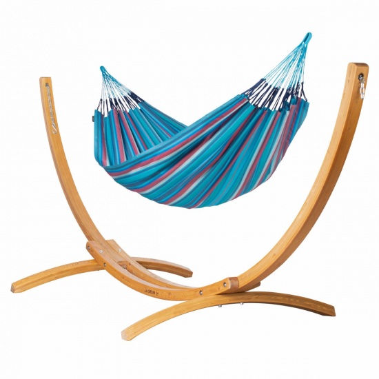 LA SIESTA - Hamac  double Brisa Sea Wave  (Outdoor) + Support Double ELIPSO