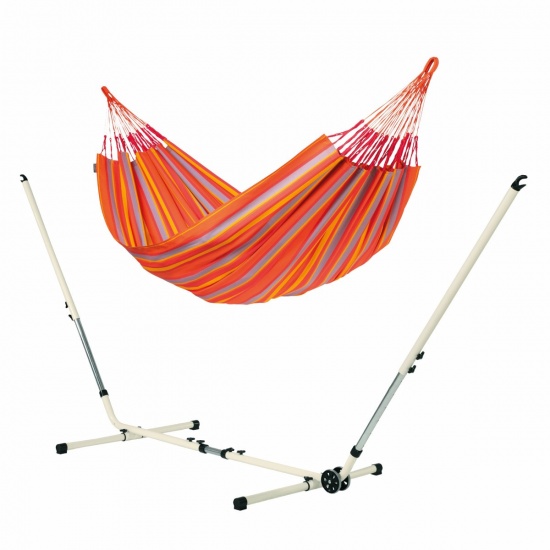 Hamac  double Brisa Toucan (Outdoor) + Support pour Hamacs MEDITERRANEO