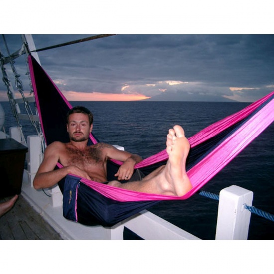 Hamac DUO Ticket To The Moon Navy-Rose