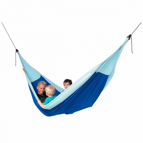 LA SIESTA - Hamac Enfant BIO Moki taille Max coloris Dolphy 350 x 160