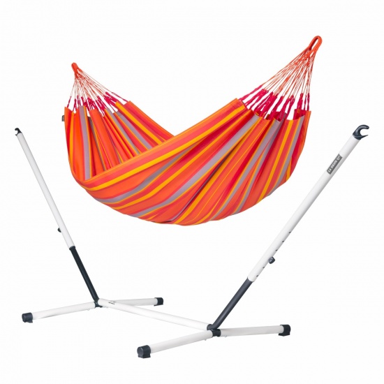 LA SIESTA - Hamac  Familial  Brisa Toucan (Outdoor) + Support pour Hamacs Familiaux NAUTIC