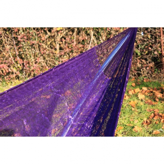 CARIBE - Hamac filet DUO Coton violet 200x200