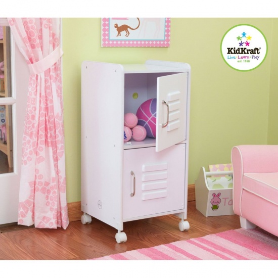 KIDKRAFT - Armoire pour chambre enfant taille moyenne BLANCHE
