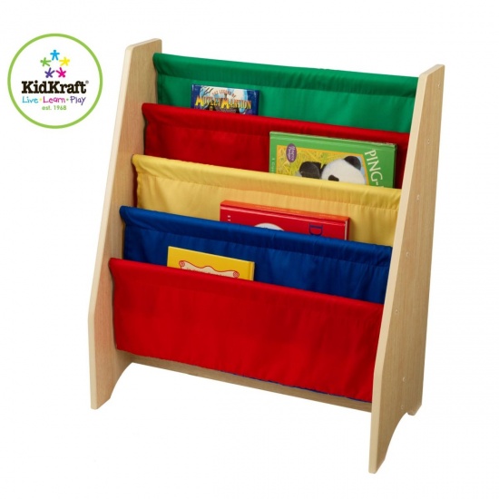 KIDKRAFT - Bibliothque pour enfant  compartiment couleurs vives