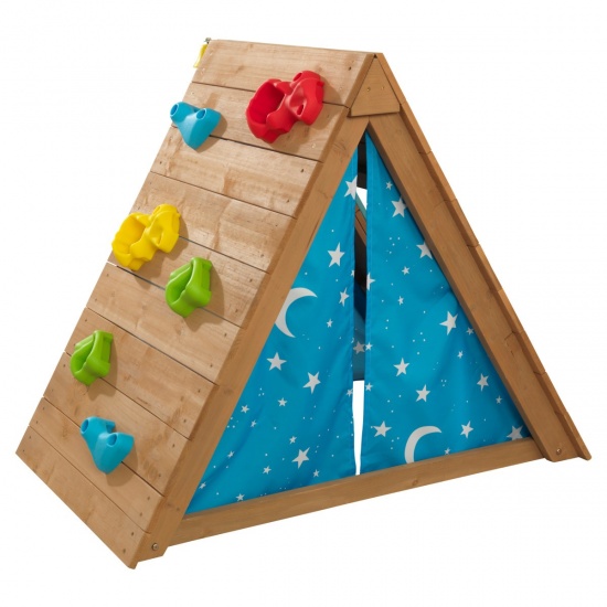 KIDKRAFT - Cachette et Pente d'Escalade Structure Triangulaire