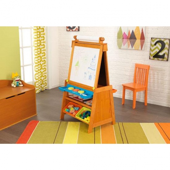 KIDKRAFT - Chevalet  grand espace de rangement MIEL