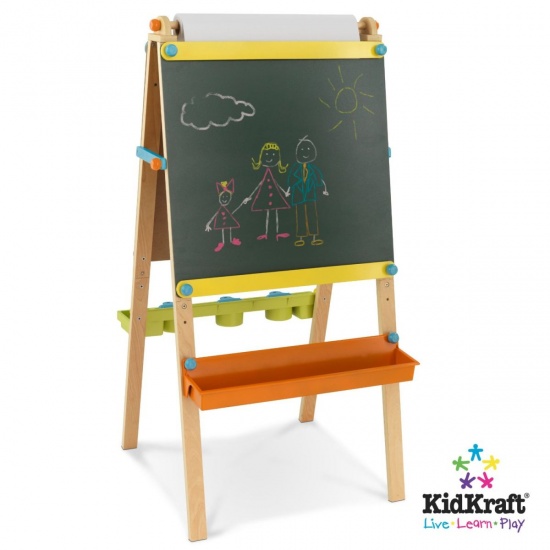 KIDKRAFT - Chevalet artiste pour enfant avec rouleau de papier