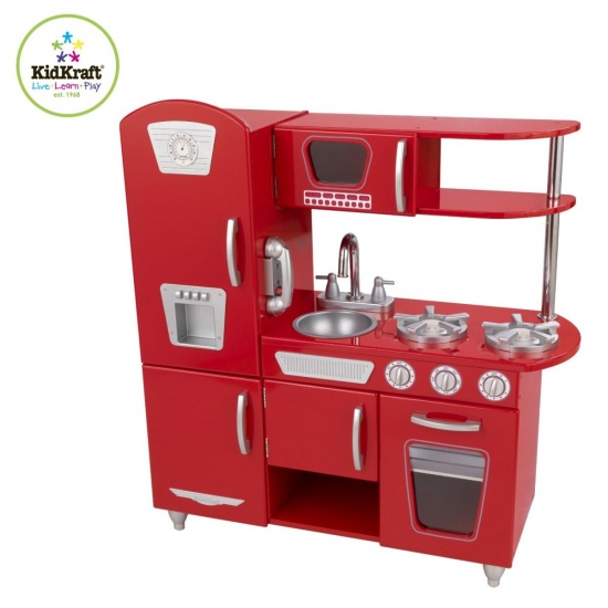 KIDKRAFT - Cuisine enfant Vintage rouge