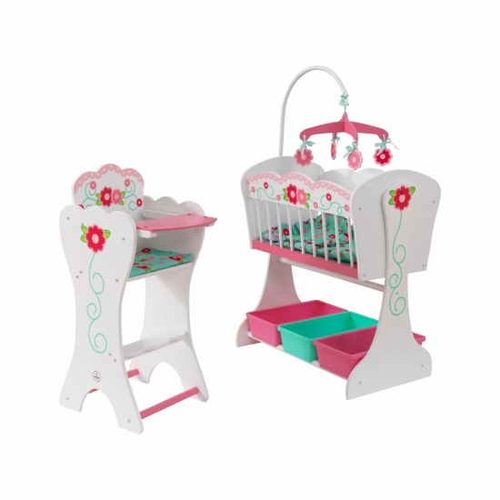 KIDKRAFT - Ensemble de mobilier pour poupes Sweet Roses
