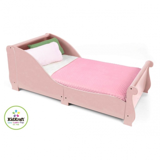 KIDKRAFT - Lit Traineau pour Tout Petit Rose