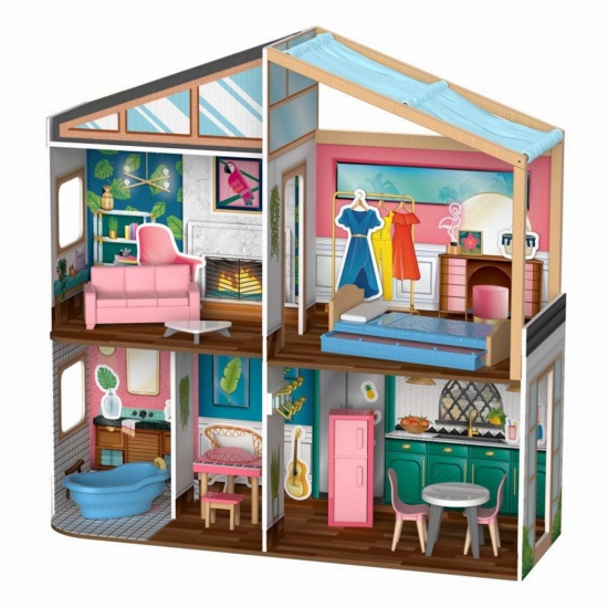 KIDKRAFT - Maison de poupe Magnetic Makeover