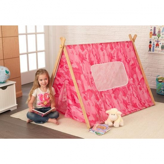 KIDKRAFT - Tente camouflage couleur ROSE