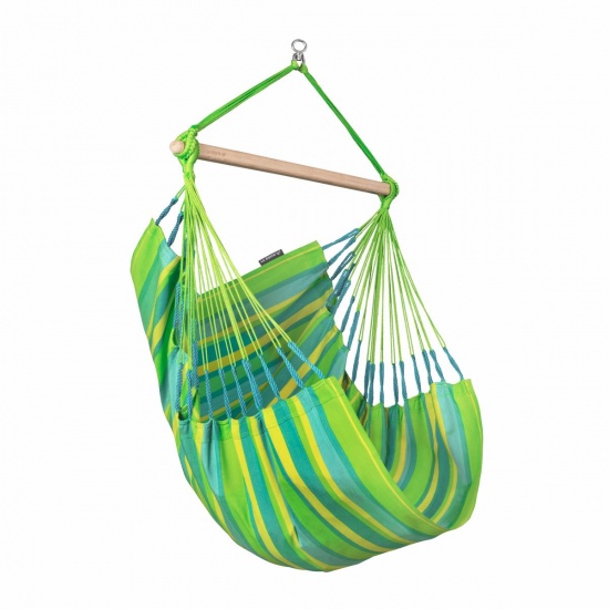 LA SIESTA - Chaise-Hamac Basic DOMINGO Lime (Outdoor)