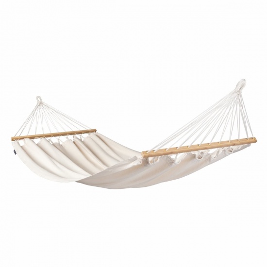 LA SIESTA - Hamac  barres Simple Florencia Latte (Coton Bio)