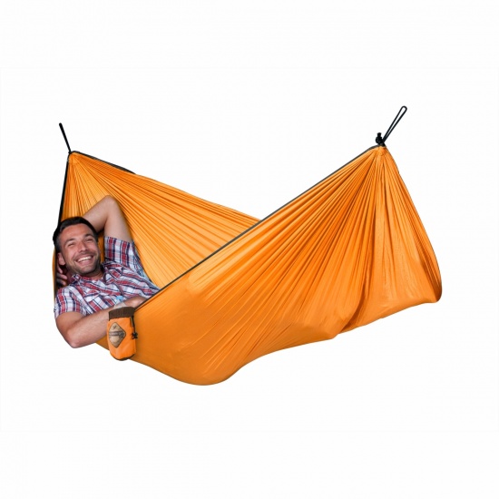 LA SIESTA - Hamac de Voyage Simple COLIBRI orange 250x150