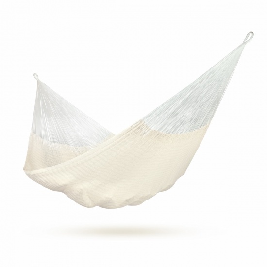 LA SIESTA - Hamac filet MEXICANA Coton Ecru 400*180