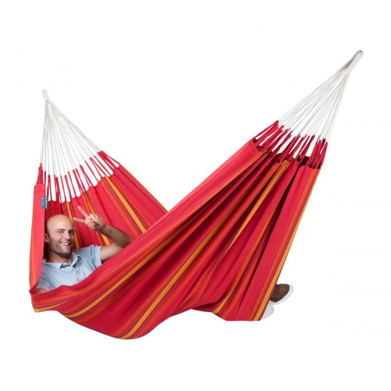 LA SIESTA - Hamac Solo Currambera Rouge 300x140