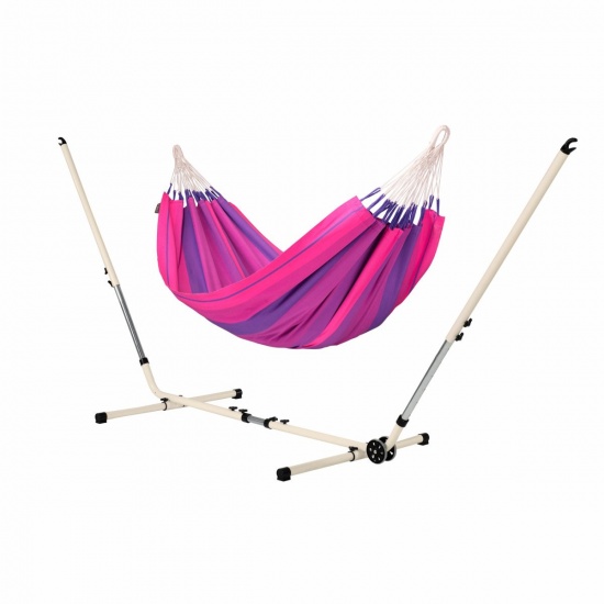 LA SIESTA - Orqudea Purple - Hamac   simple avec support rglable MEDITERRANEO