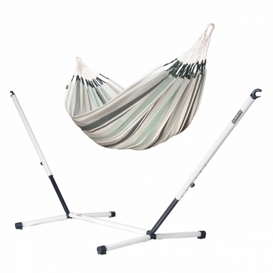 LA SIESTA - Paloma Olive - Hamac double avec support double NAUTICO