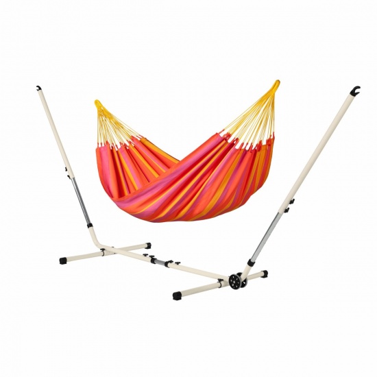 LA SIESTA - Sonrisa Mandarine - Hamac   simple avec support rglable MEDITERRANEO
