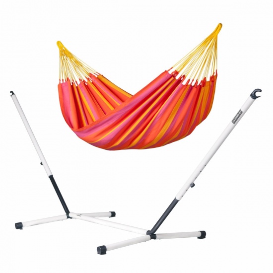 LA SIESTA - Sonrisa Mandarine -  Hamac une personne avec support  NAUTICO