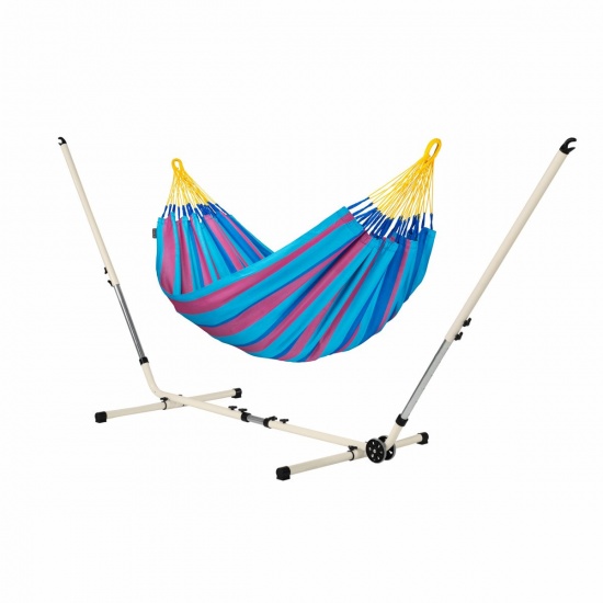 LA SIESTA - Sonrisa Wild Berry - Hamac   simple avec support rglable MEDITERRANEO