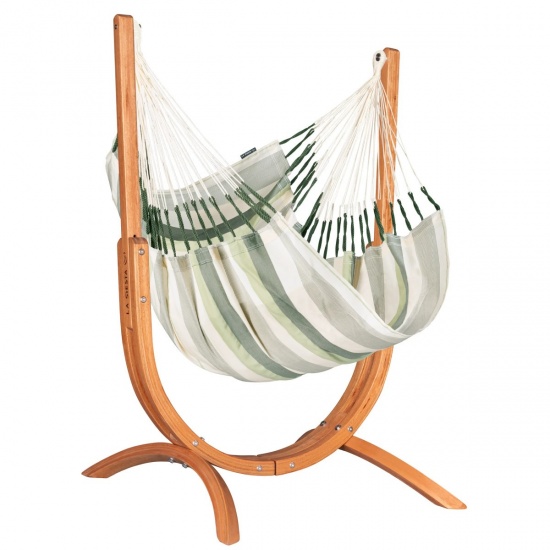 LA SIESTA - Udine Outdoor Cedar - Chaise-hamac Outdoor avec support en eucalyptus certifi� FSC