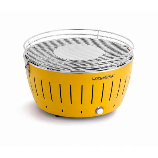 LOTUSGRILL XL - Barbecue portable 4-8 personnes Jaune