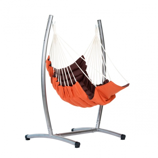 AMAZONAS - SET support Chaise-Hamac OMEGA Rockstone + hamac chaise Terracotta
