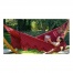 COULEURS DU MONDE - Hamac � franges ipiranga bordeaux 380x160