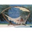 Ensemble Matrimonial  HAMAC + PARASOL + SUPPORT BOIS 430